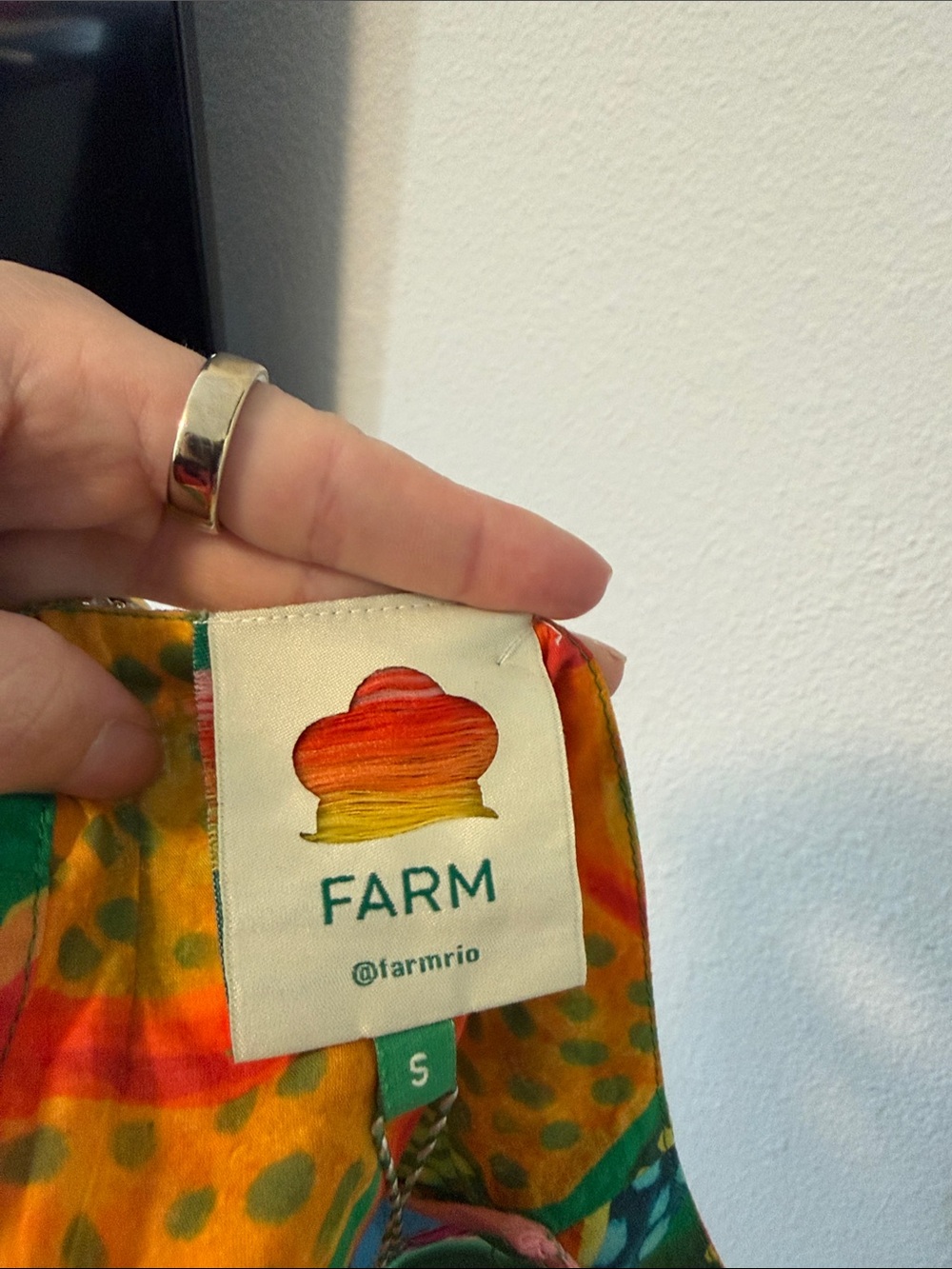 NWT FARM Rio Multicolor Tropical Ruffle Tank Top - Picture 2 of 5